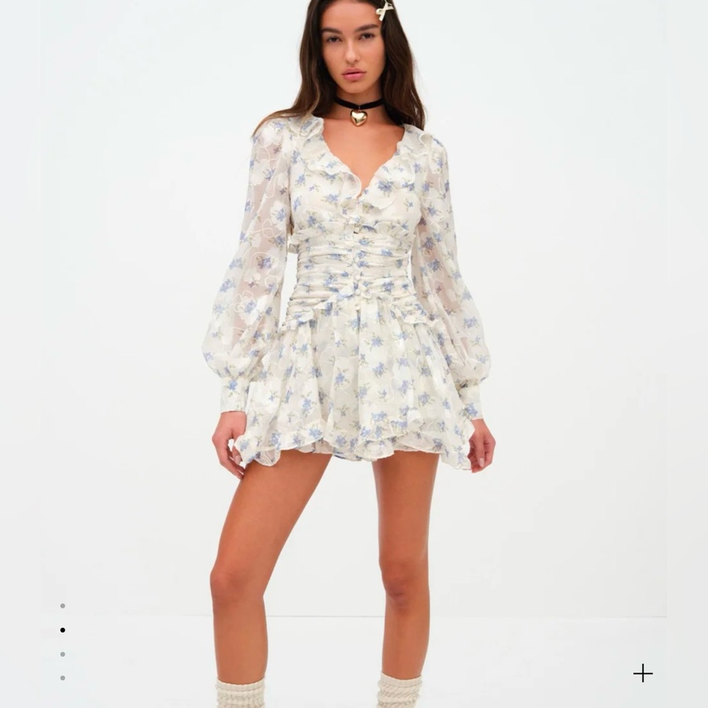 For Love and Lemons Jayleen Mini Dress Size 2X
